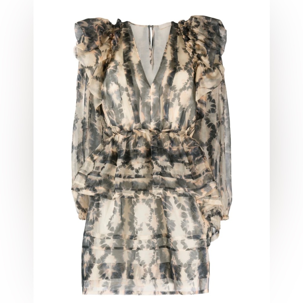 Ulla Johnson Adelaide printed silk minidress Size 12